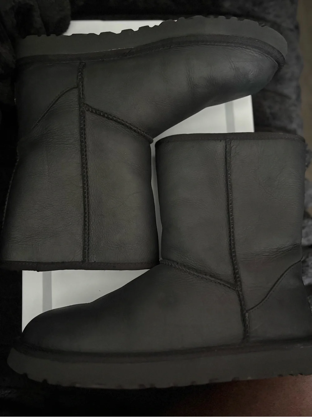 Women’s US 10 Black Leather UGG Boots